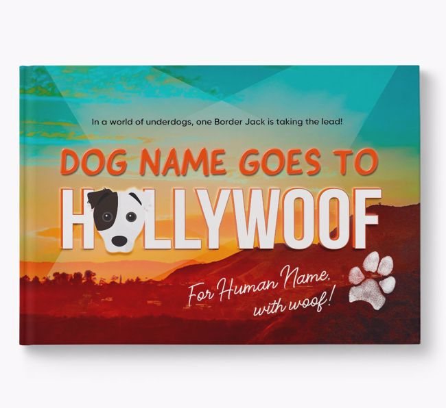 Personalised Book: Border Jack Goes to Hollywoof